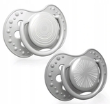 Пустышка силиконовая Lovi Harmony Boy, динамическая, 0-3 мес, 2 шт., серый (22/905boy) - Pampik - 2