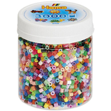 Термомозаїка Hama Midi Набір кольорових намистин, 3000 шт., 50 кольорів (209-68) - Pampik