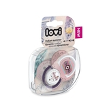 Пустушка силіконова Lovi Indian Summer, симетрична, 0-3 міс., 2 шт. (22/855girl) - Pampik - 7