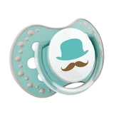 Пустушка силіконова Lovi Retro baby, симетрична, 3-6 міс., 2 шт., блакитний (22/804boy) - Pampik - 3