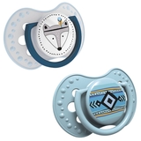 Пустушка силіконова Lovi Indian Summer, симетрична, 0-3 міс., 2 шт. (22/855boy) - Pampik