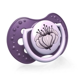 Пустушка силіконова Lovi Botanic Girl, симетрична, 3-6 міс., 2 шт., фіолетовий (22/870girl) - Pampik - 2