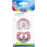 Силіконова симетрична пустушка Canpol babies, 0-6 міс., 2 шт., кораловий (23/954_cor) - Pampik - 2