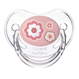 Силіконова анатомічна пустушка Canpol Babies Newborn baby, 18+ міс., кораловий (22/567_pin) - Pampik