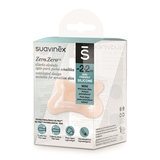 Пустушка силіконова Suavinex Zero.Zero Mini, симетрична, -2-2 міс., бежевий (401404) - Pampik