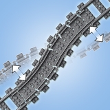 Конструктор LEGO City Рейки, 20 деталей (60205) - Pampik - 4