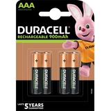 Акумулятори Duracell Rechargeable AAA 900 mAh HR03/DX2400, 4 шт. (5005015) - Pampik - 2