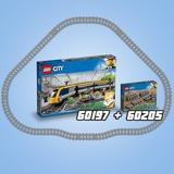 Конструктор LEGO City Рейки, 20 деталей (60205) - Pampik - 5