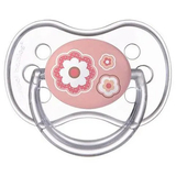 Силіконова симетрична пустушка Canpol Babies Newborn Baby 6-18 міс., рожевий (22/581_pin) - Pampik