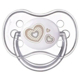 Силіконова симетрична пустушка Canpol Babies Newborn Baby 6-18 міс., бежевий (22/581_bei) - Pampik