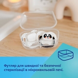 Силиконовая симметричная пустышка Canpol babies BabiesBoo, 18+ мес., 2 шт.,белый (34/929_whi) - Pampik - 12