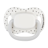 Силиконовая симметричная пустышка Canpol babies BabiesBoo, 0-6 мес., 2 шт., белый (34/927_whi) - Pampik - 2