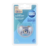 Силиконовая симметричная пустышка Canpol babies Cute Animals, 18+ мес., голубой (34/926_blu) - Pampik