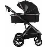 Универсальная коляска 3 в 1 FreeON Allegro, черный (82962) - Pampik - 2