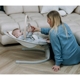 Гойдалка дитяча 2 в 1 FreeON Elite Swing beige (84904) - Pampik - 11