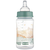 Пляшечка Canpol babies Easystart Mountains антиколікова з широким отвором, 240 мл, зелений (35/243_gre) - Pampik - 2