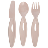 Набір столових приборів Canpol babies (виделка, ніж, ложка), рожевий (31/418_pin) - Pampik