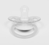 Пустушка силіконова Курносики Я люблю маму, кругла, 0-6 міс., рожевий (7015 0+ Л.М) - Pampik - 2