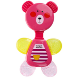 Брязкальце-прорізувач Canpol babies Ведмедик, рожевий (56/139_pin) - Pampik