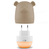 Ночник с датчиком сумерек Zazu Benny the Bear, серый (ZA-BENNY-01) - Pampik - 3