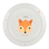 Тарiлка пластикова Canpol babies Cute Animals, помаранчевий (4/411_ora) - Pampik