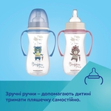 Пляшечка для годування Canpol Babies Easystart Bonjour Paris з широким отвором, антиколікова, 300 мл, синій (35/241_blu) - Pampik - 11
