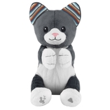 Інтерактивна м'яка іграшка Zazu Котик Хлої, з плесканням і співом, сірий (ZA-CHLOE-01) - Pampik - 2