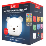 Ночник Zazu Bor Многоцветный силиконовый (ZA-BOR-01) - Pampik - 7