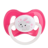 Латексная круглая пустышка Canpol babies Bunny&Company, 0-6 мес., розовый (23/277_pin_new) - Pampik