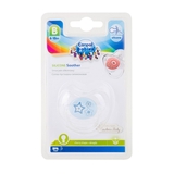 Силіконова кругла пустушка Canpol babies Newborn baby, 6-18 міс., блакитний (22/563_blu) - Pampik - 5