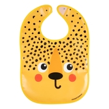 Слинявчик Canpol babies Hello Little Гепард, пластмасовий, з кишенькою (9/232_ora2) - Pampik