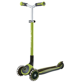 Самокат Globber Master Lights, колеса з підсвіткою, зелений (662-116-2) - Pampik