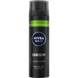 Черный гель для бритья Nivea Men Deep, 200 мл - Pampik