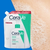 Інтенсивно очищувальний гель CeraVe для нормальної та жирної шкіри обличчя і тіла, змінний блок, 473 мл - Pampik - 6