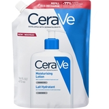 Зволожувальне молочко CeraVe для сухої та дуже сухої шкіри обличчя і тіла, змінний блок, 473 мл - Pampik