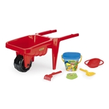 Візок для піску Wader Happy Summer Гігант з набором іграшок, червоний (74812) - Pampik