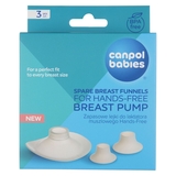 Запасні силіконові лійки для молоковідсмоктувача Canpol babies Hands-Free 24, 21 і 19 мм (20/108) - Pampik - 6
