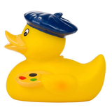 Іграшка для купання Canpol babies Каченя Художник (2/992_blu) - Pampik - 2