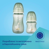 Пляшечка Canpol babies Easystart Гуси антиколікова з широким отвором, 300 мл (35/246) - Pampik - 11
