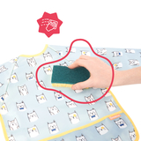 Нагрудник с длинными рукавами Badabulle, голубой (B007025) - Pampik - 6