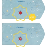 Килимок для ванни Badabulle XXL з індикатором температури, синій (B023014) - Pampik - 4