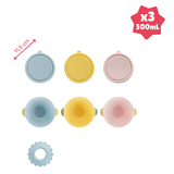 Набір тарілок глибоких Badabulle, 3 шт. (B005108) - Pampik - 3