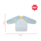 Нагрудник с длинными рукавами Badabulle, голубой (B007025) - Pampik - 2