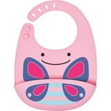 Нагрудник силіконовий Skip Hop Метелик (232202) - Pampik