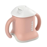 Уцінка. Поильник Beaba 3 в 1 Evoluclip Training Cup, 150 мл, рожевий (913474) - Pampik - 4