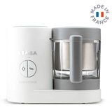 Уцінка. Пароварка-блендер Beaba Babycook Neo Night, білий з сірим (912773) - Pampik - 2