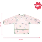 Уценка. Нагрудник Badabulle з довгими рукавами, рожевий (B007024) - Pampik - 4