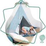 Уценка. Палатка-вигвам Badabulle Jungle Tepee с УФ-защитой (B038000) - Pampik - 6