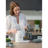 Пароварка-блендер Beaba Babycook Neo Night, білий з сірим (912773) - Pampik - 12