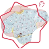 Уцінка. Нагрудник Badabulle з довгими рукавами, синій (B007025) - Pampik - 6